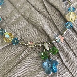 Swarovski bead flower bracelet